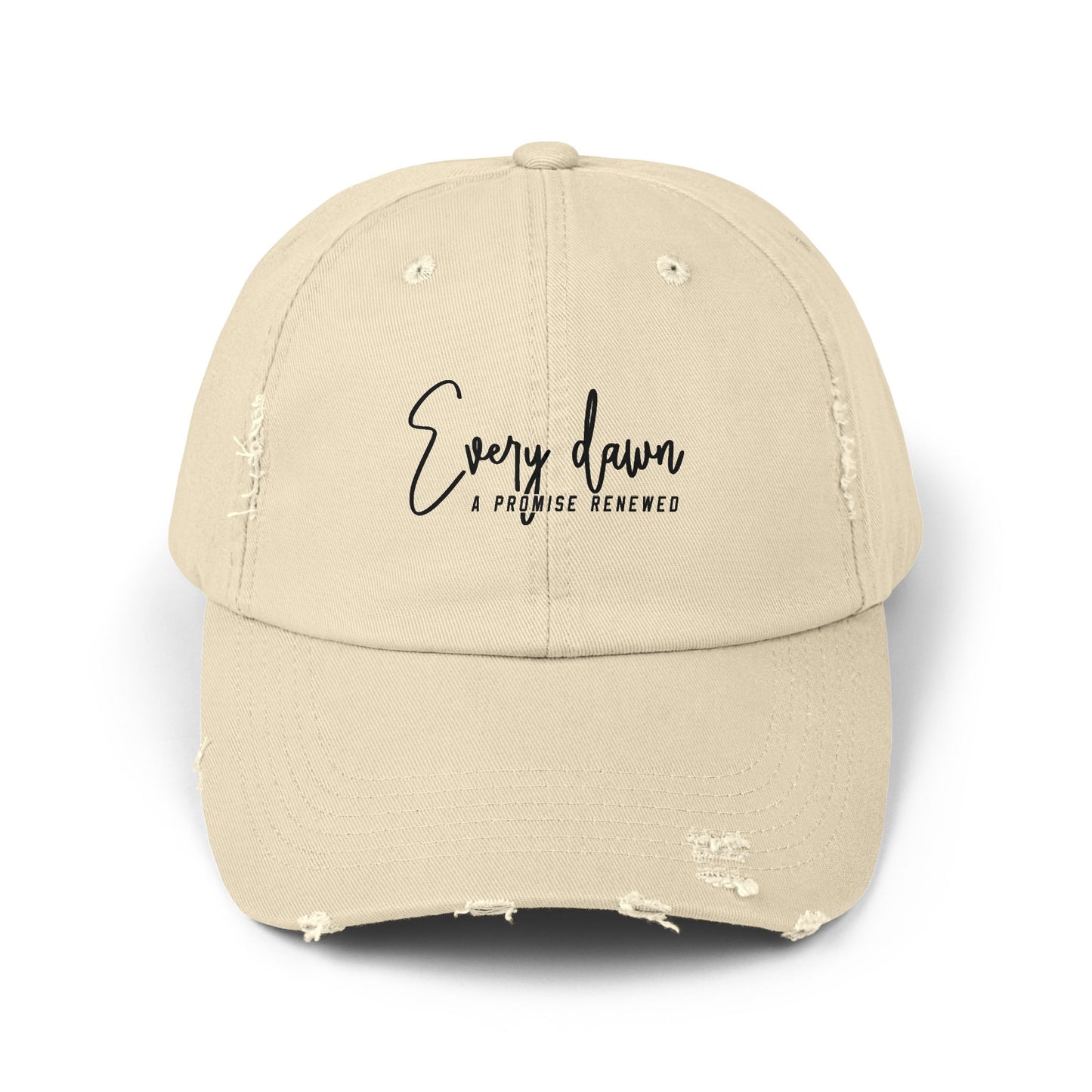 unisex distressed cap